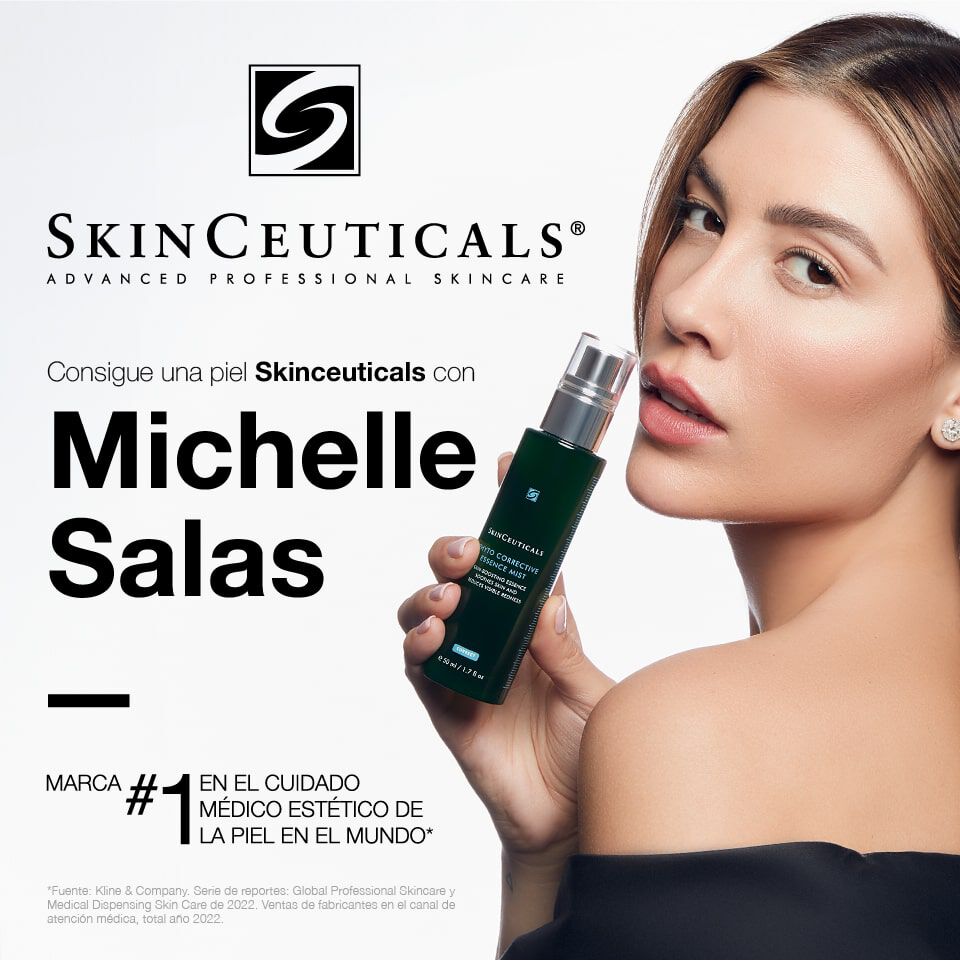 Michelle Salas y SkinCeuticals 