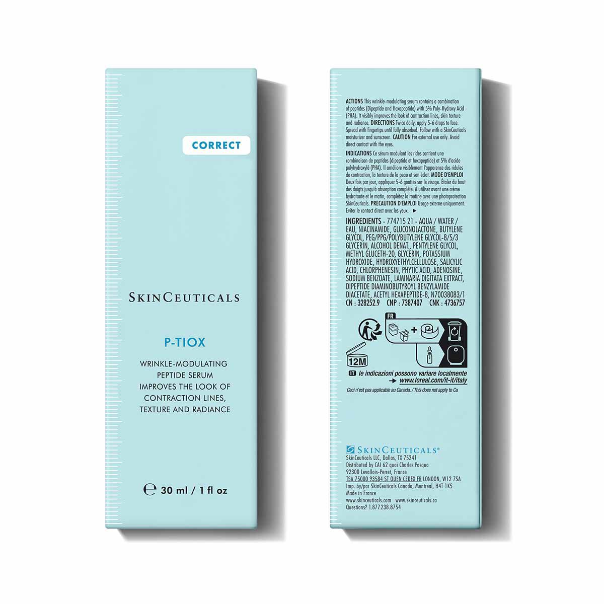 Empaque de P-Tiox | SkinCeuticals Mexico