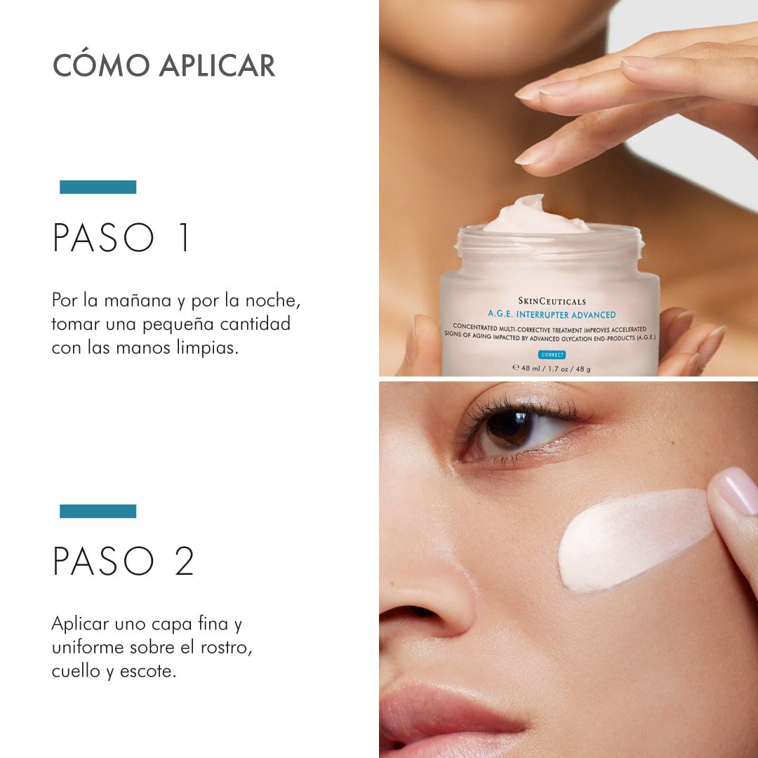 Como aplicar A.G.E. Interrupter Advanced | SkinCeuticals Mexico