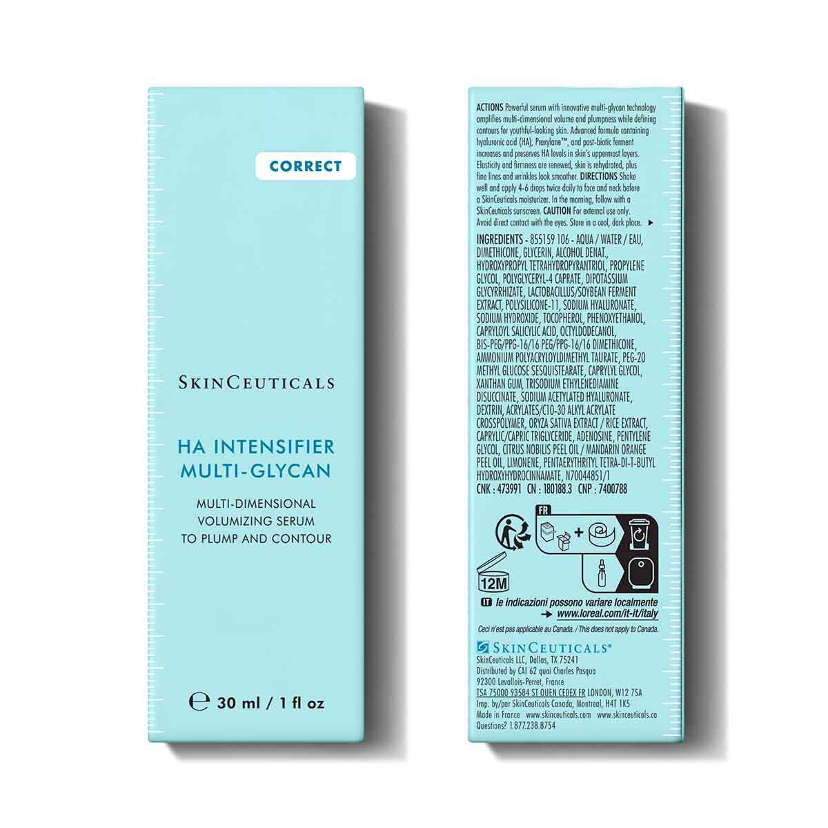 Empaque de HA Intensifier Multi-Glycan | SkinCeuticals Mexico